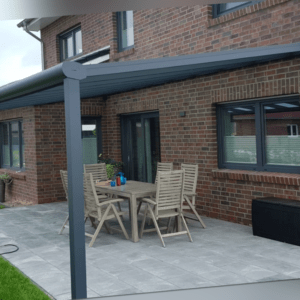 Aluminium Terrassenüberdachung Alu Terrassendach Carport Pergola Selbstbausatz