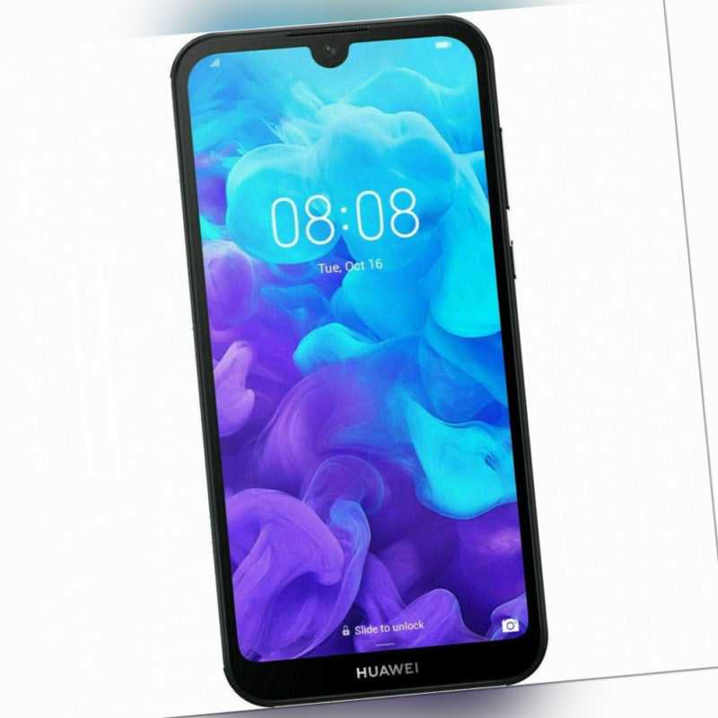 Huawei Y5 2019 16GB Midnight Black NEU Dual SIM 5,71" Smartphone...