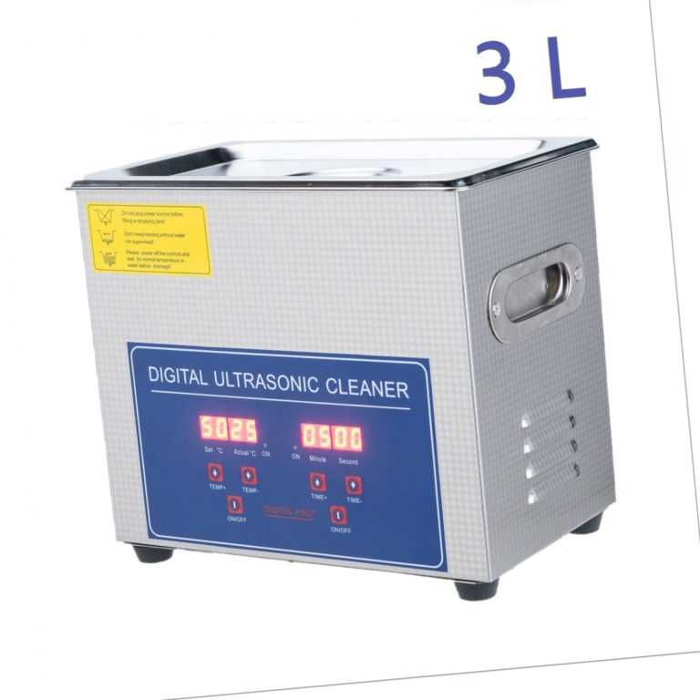 3L Ultraschallreiniger Ultraschallreinigungsgerät Ultrasonic Cleaner Edelstahl