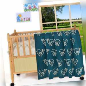 TWEET Decke Babydecke Kinderdecke Baby Kinder Kuscheldecke