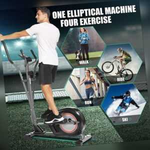 APP Crosstrainer, Ellipsentrainer m.8 Magnetwiderstandsstufen LCD-Monitor 150kg