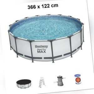 1Bestway Steel Pro MAX 366 x 122 cm Pool Bestway 56420 Modell.2021 m. Zubehör