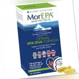 Morepa Smart Fats Omega-3 Fish Oil, 6 Pack (6x30 caps) - PHARMACY-EU
