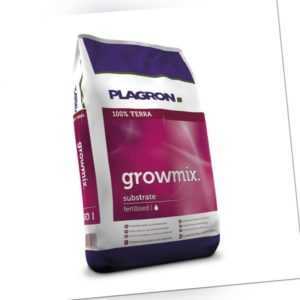 Plagron GrowMix 50 Liter Erde mit Perlite  vorgedüngte Pflanzerde - Blumenerde