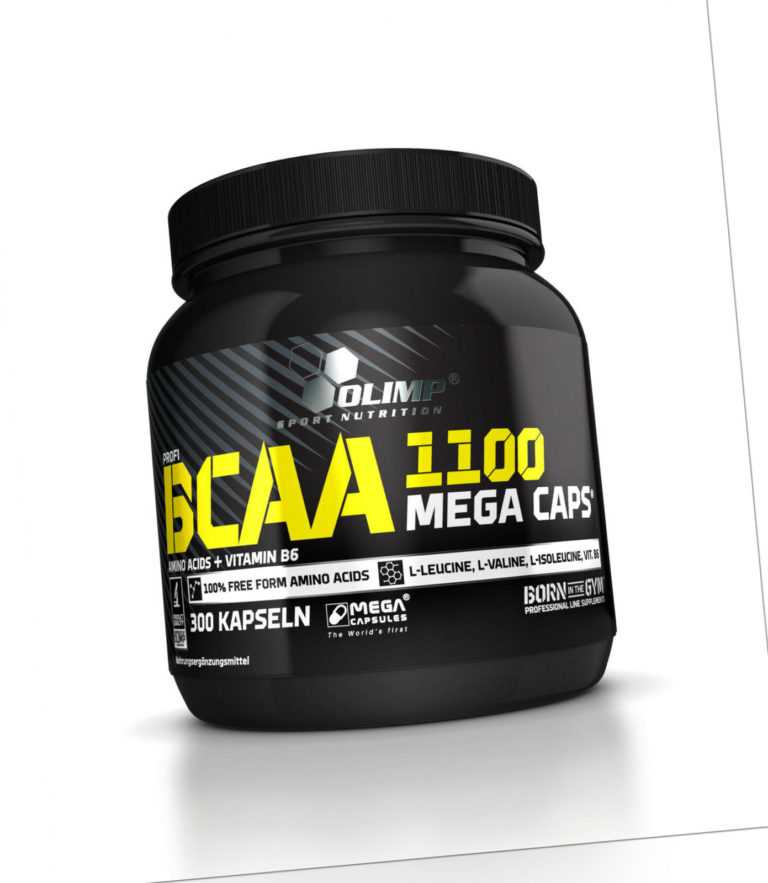 Olimp - BCAA 1100 Mega Caps 300 Kapseln - Aminosäuren