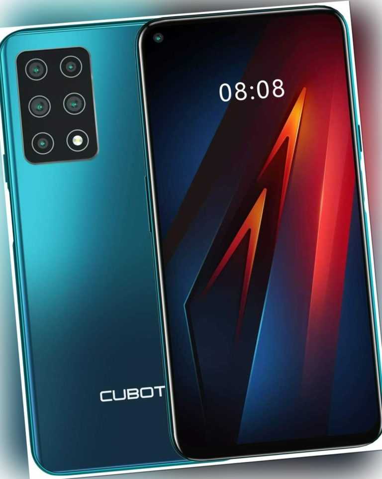 6.4 “Cubot X30 Handy 8GB+256GB  48MP Dual-SIM 4G Android 10.0 NFC Smartphone