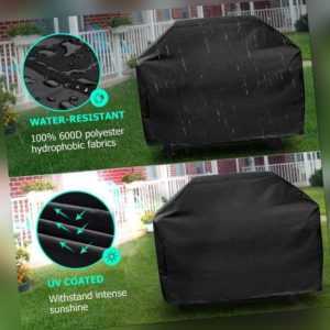 Wasserdicht BBQ Gasgrill Abdeckung Grill Abdeckhaube Schutzhülle Regenschutz DE