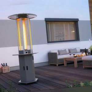 Heizpilz Terrassenheizer Gasheizer Strahler Heizgerät HEXA FLAME 2.0 empasa