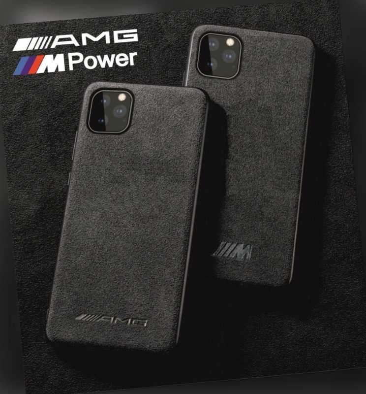 Apple IPhone Alcantara Leder Hülle Case 12/ 12 pro Max BMW M-Power /Mercedes AMG