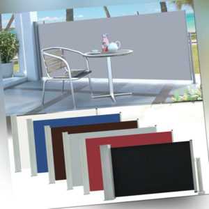 Ausziehbare Seitenmarkise Ausziehbar Sonnenschutz Windschutz Terrasse Markise DE