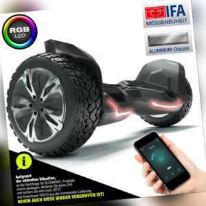 8.5" Premium Offroad Hoverboard Self Balance Scooter HX510 App Aluminium Case