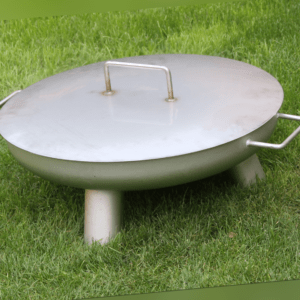 Deckel Edelstahl für Feuerschale 60cm 600 mm Funkenschutz