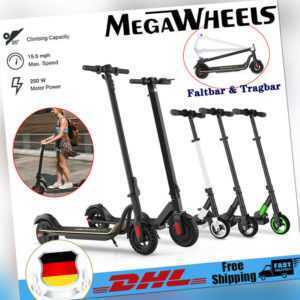Megawheels Faltbar Elektroroller Erwachsene City Roller E-Scooter Tretroller DE