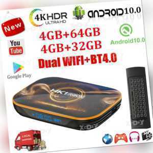 2021 HK1 R1 Android 10.0 OS Tastatur 4K Smart TV BOX Dual WIFI BT Media Streamer