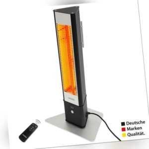 B-Ware VASNER HeatTower Mini Infrarot Heizstrahler Terrasse Schwarz