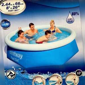 Bestway Swimming POOL 244 x 66 cm Family Kinderpool PLANSCHBECKEN Badespaß