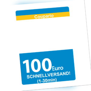 100,00 EURO | Paysafecard | Paysafe Card | 1 - 5min | 24 Std. für Bestandskunden