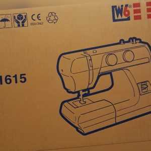 W6 Nähmaschine N1615, Freiarm, Weiß Neu & OVP, Händler