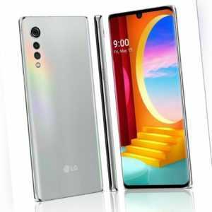 LG Velvet LM-G910EMW Aurora Silber Silver 128 GB Ohne Simlock Dual Sim NEU