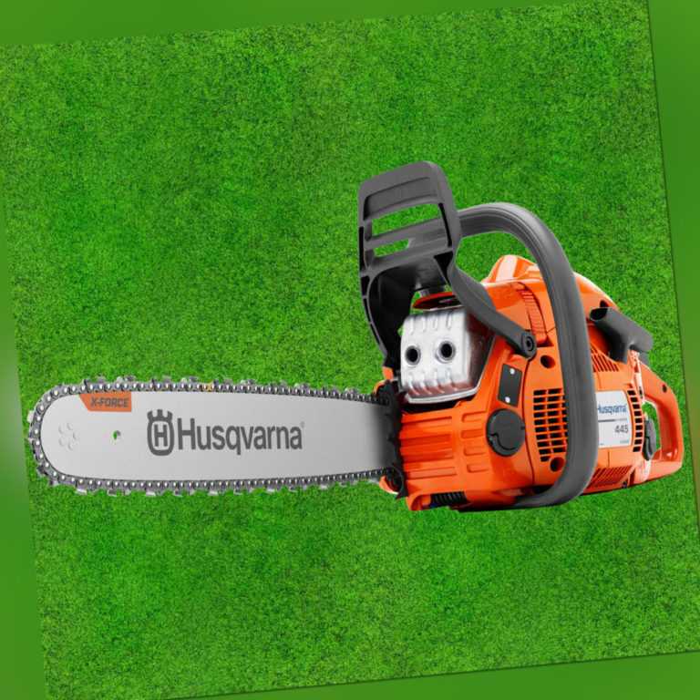 Husqvarna Kettensäge 445 II + 15 Zoll 2,9 PS X-CUT Kette Schwert Modell NEU !!