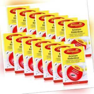 Aeroxon Ameisen Köderdose - Fraßköder für Haus und Terrasse (14er Pack)