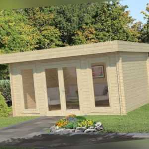 ^144 mm Gartenhaus Bret 1 Gerätehaus 478x358 cm Blockhaus Schuppen Holzhaus Holz