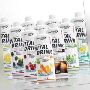 Best Body Nutrition Mineraldrink Low Carb Getränke Konzentrat Vital Drink Sirup