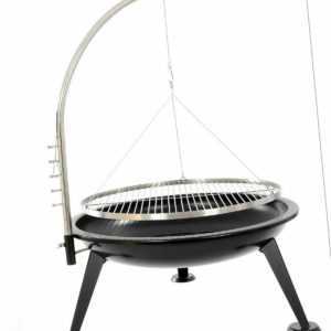 BBQ Deluxe Schwenkgrill 65 und 80 cm Smoker Feuerschale Standgrill Grill Design