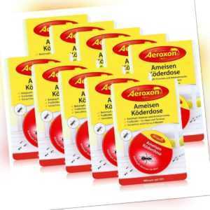 Aeroxon Ameisen Köderdose - Fraßköder für Haus und Terrasse (10er Pack)