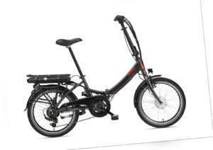 Telefunken E-Bike 20 Zoll Faltrad Pedelec Fahrrad 7 Gang Shimano Kompakt F810