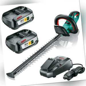 Bosch Akku Heckenschere AHS 55-20 Li mit  2 Akkus 18 V 2,5 Ah und Ladegerät