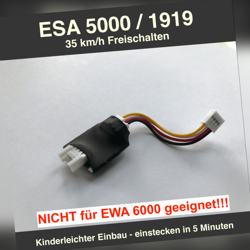 Escooter tuning entdrosseln ESA 5000 1919 schneller Doc Green 35 kmh e scooter