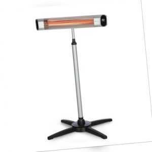 Heizstrahler Infrarot Garten Stand Wärmestrahler Terrasse 2000W 9 Stufen Timer