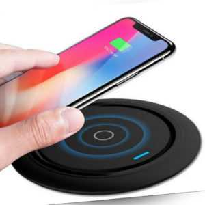 Wireless Charger Qi Ladegerät Induktions Ladestation Kabellos Iphone Samsung 15W