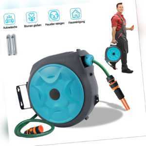 Automatischer  Aufroller Schlauchaufroller Wasserschlauch Garten Schlauchtrommel