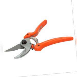 LÖWE Amboss Schere Gartenschere Gesamtlänge 21 cm Astschere mit Drahtabschneider