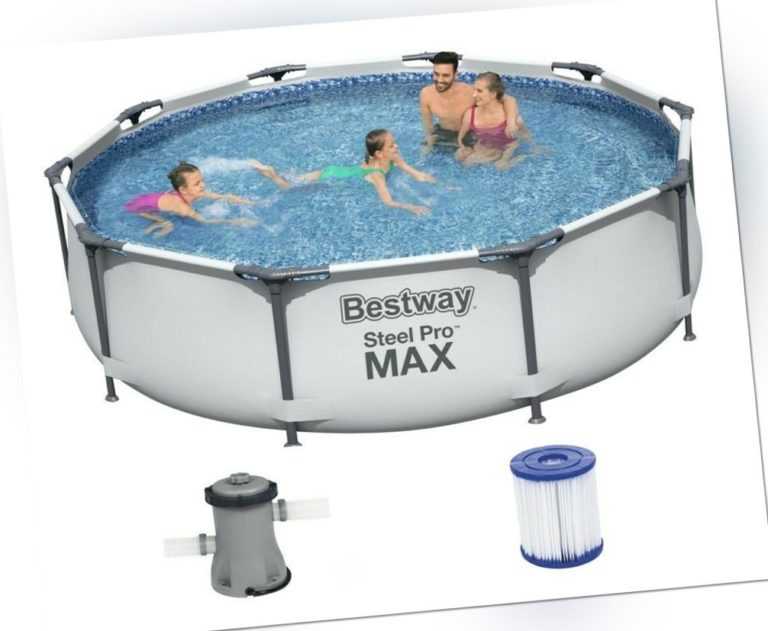 Bestway Steel Pro MAX Frame Pool 305x76cm+Pumpe 56408