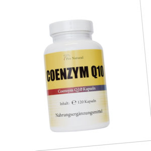 Pro Natural Coenzym Q10 (200mg/Kapsel) 120 vegetarische Kapseln (Cellulose)