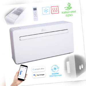 Monoblock Klimagerät Kältebringer Klimaanlage 2,93kW 10.000BTU WIFI Wärmpumpe