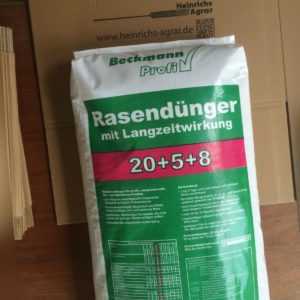 Premium Rasendünger mit Langzeitwirkung 25 kg NPK 20+5+8 Beckmann Rasen Dünger