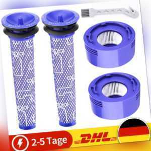 2+2 Filter Für Dyson V8 8+ V7 Animal Absolute Pro Vor / Nachmotorfilter Ersatz