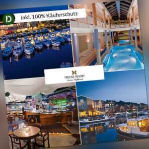 4 Tage Urlaub im Precise Resort Marina Wolfsbruch in Rheinsberg mit Halbpension