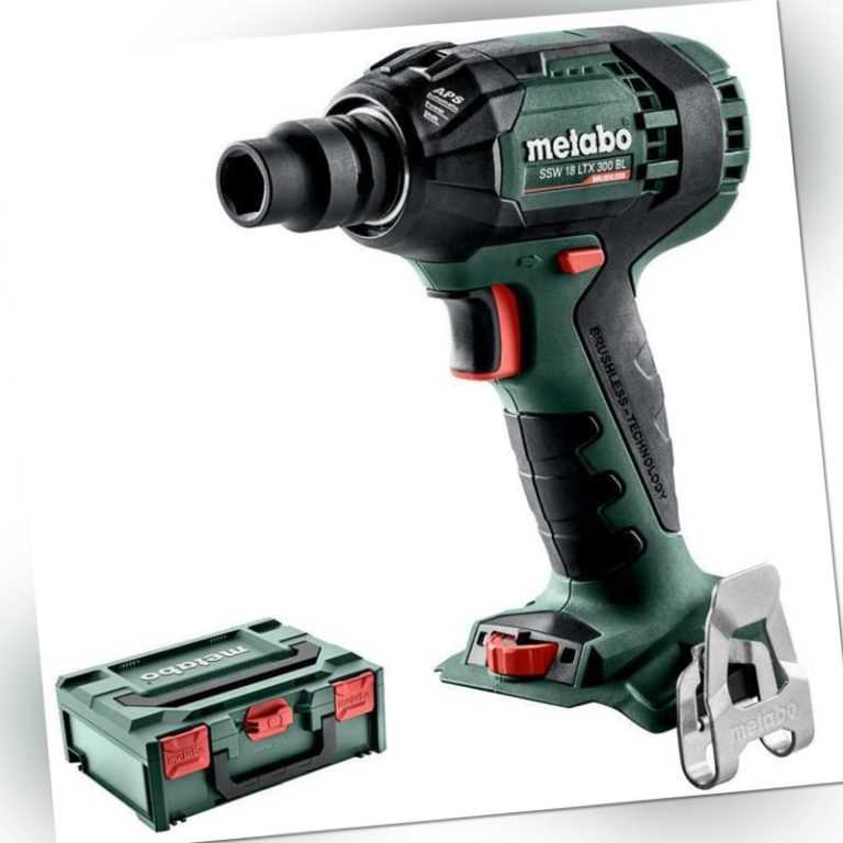 Metabo Akku Schlagschrauber SSW 18 LTX 300 BL 18V + MetaBOX ohne Akku/Ladegerät