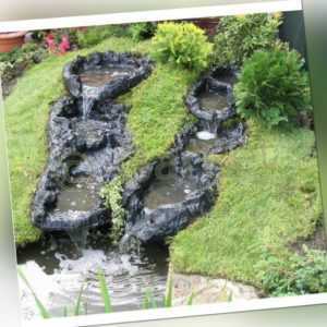 Bachlauf Wasserfall Module erweiterbar Teich Bachlaufschale Garten Wasserspiel