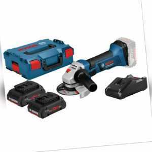 Bosch Akku-Winkelschleifer GWS 18-125 V-LI 2x 4,0 Ah ProCORE18V Akku + Ladegerät