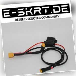 E-scooter zusatzakku Y-Kabel Steckerbindung - Reichweite erhöhen - Tuning