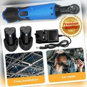 Akku Schlagschrauber 12V 40 Nm Elektrischer Schraubenschlüssel 3/8“ Ratsche DE
