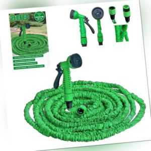 GP Flexibler Gartenschlauch 30M dehnbarer Wasserschlauch Flexischlauch Flexibel