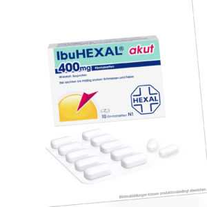 IbuHEXAL akut 400 mg, 10 St. Tabletten 68966