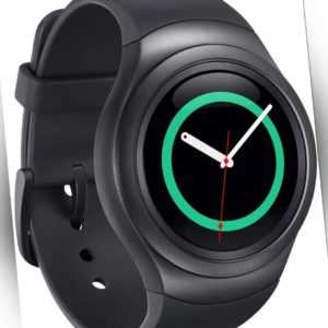 Samsung Smartwatch Gear S2 R720 Sport IP68 schwarz dark grey WIE NEU